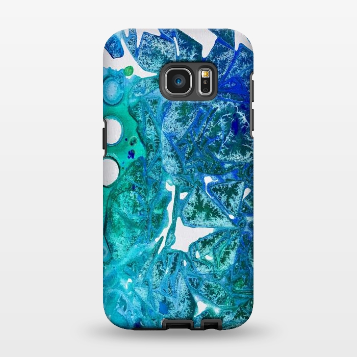 Galaxy S7 EDGE StrongFit Sea Leaves by ANoelleJay