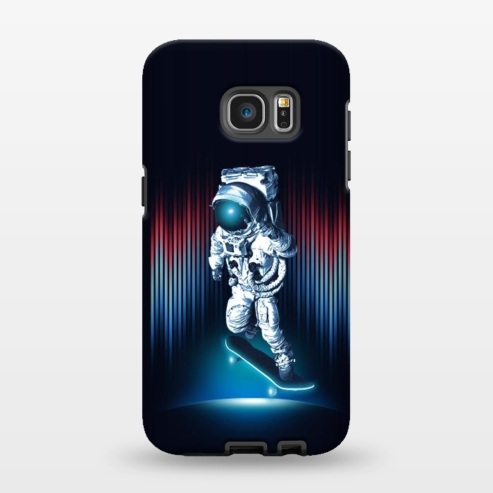 Galaxy S7 EDGE StrongFit Space Skater by Steven Toang