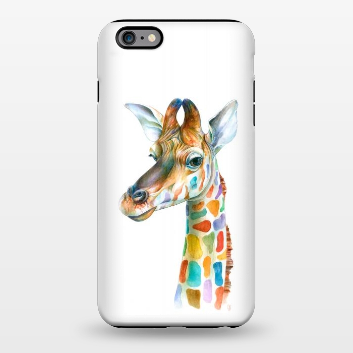 iPhone 6/6s plus StrongFit Colorful Giraffe by Brandon Keehner