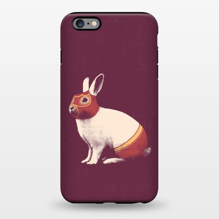 iPhone 6/6s plus StrongFit Rabbit Wrestler SQUARE by Florent Bodart