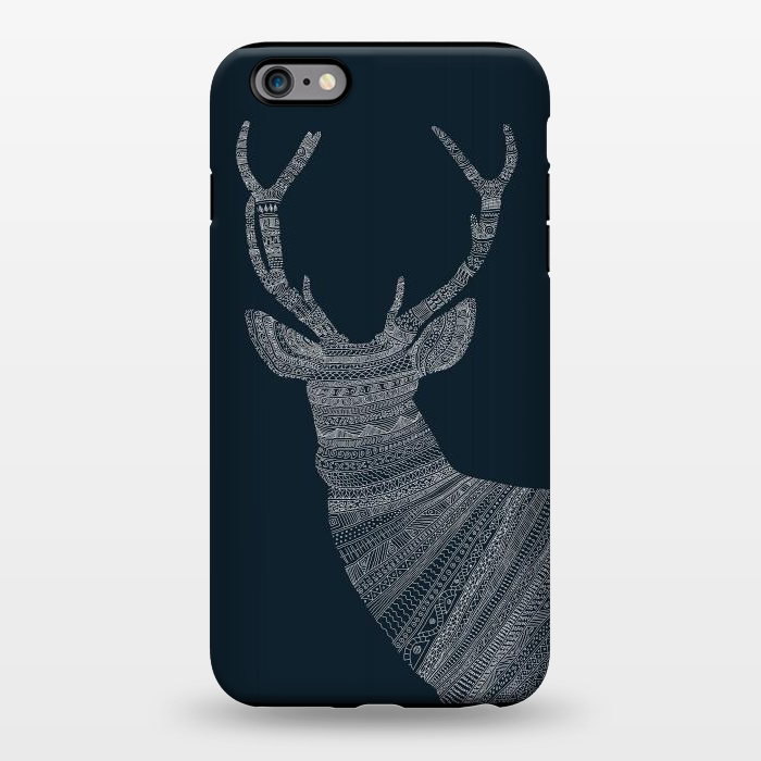 iPhone 6/6s plus StrongFit Stag Blue Poster blue by Florent Bodart