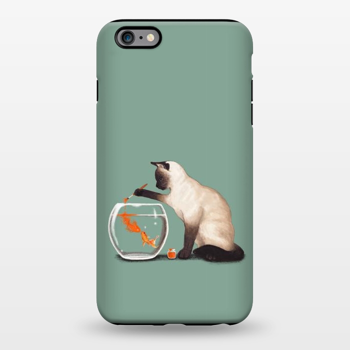 iPhone 6/6s plus StrongFit Goldfish Need Friend by Tummeow