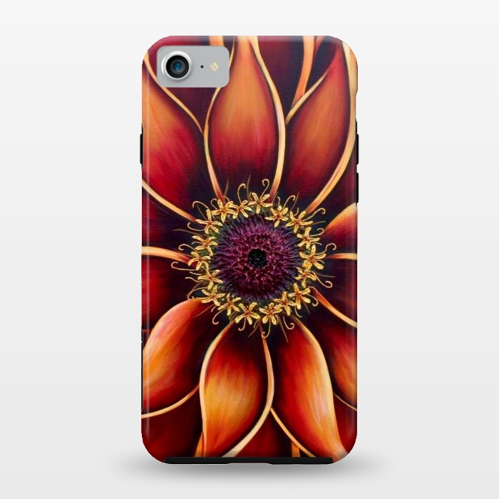 iPhone 7 StrongFit Zinnia by Denise Cassidy Wood