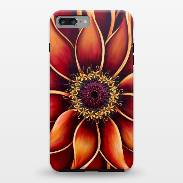 iPhone 7 plus StrongFit Zinnia by Denise Cassidy Wood