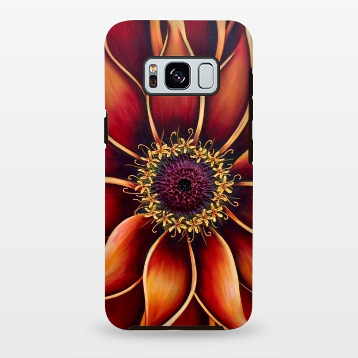 Galaxy S8 plus StrongFit Zinnia by Denise Cassidy Wood