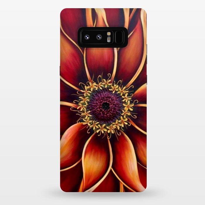 Galaxy Note 8 StrongFit Zinnia by Denise Cassidy Wood