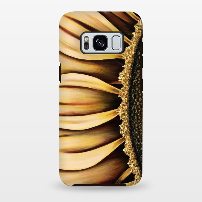 Galaxy S8 plus StrongFit Sunflower by Denise Cassidy Wood