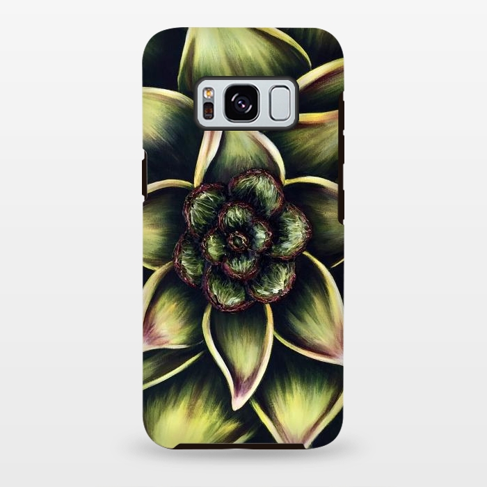 Galaxy S8 plus StrongFit Succulent by Denise Cassidy Wood