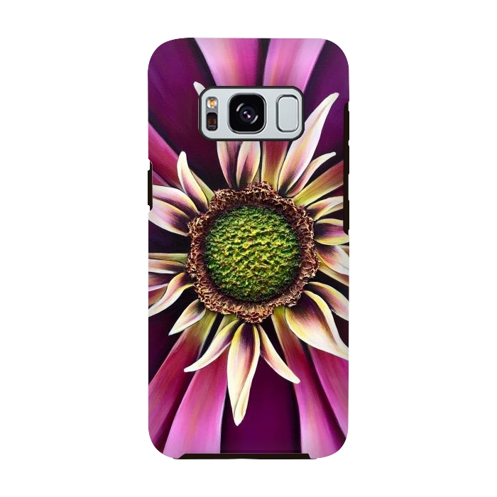 Galaxy S8 StrongFit Pink Burst by Denise Cassidy Wood