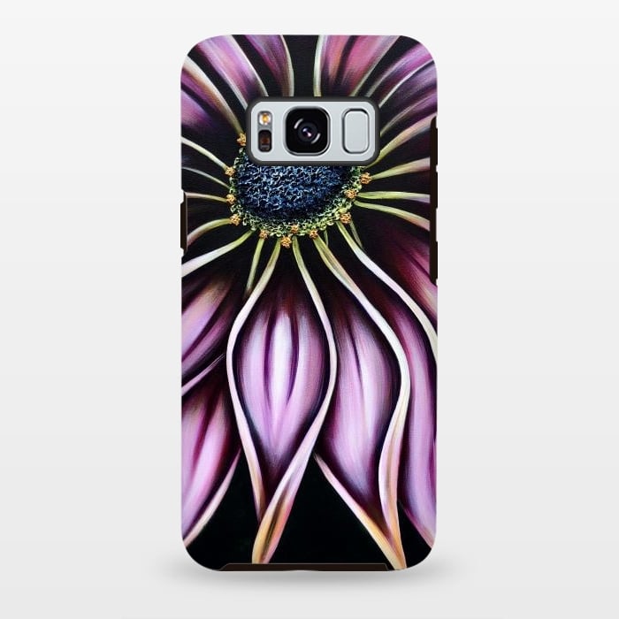 Galaxy S8 plus StrongFit Wild Cone Flower by Denise Cassidy Wood