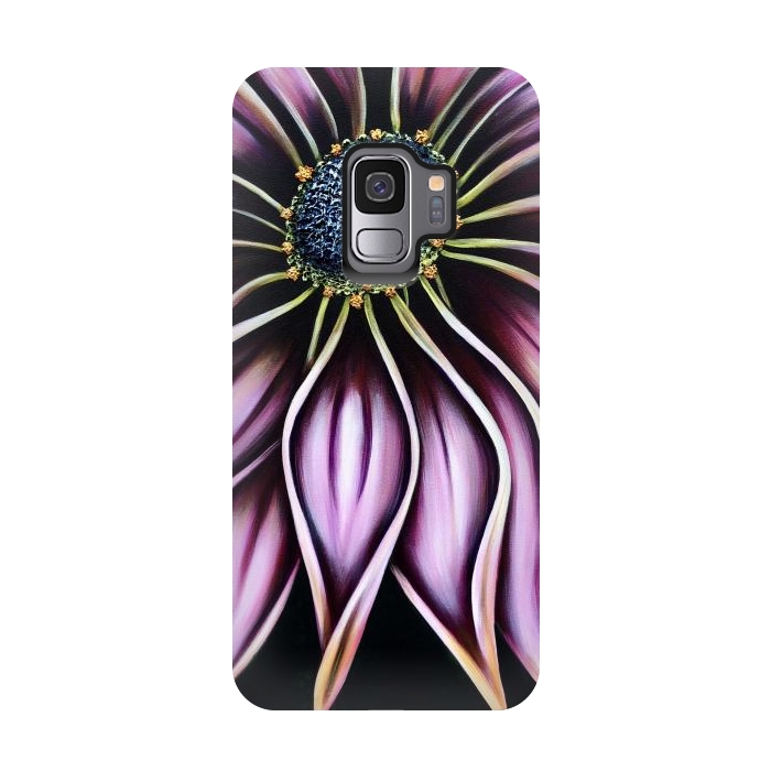 Galaxy S9 StrongFit Wild Cone Flower by Denise Cassidy Wood