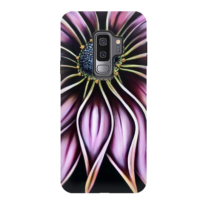Galaxy S9 plus StrongFit Wild Cone Flower by Denise Cassidy Wood