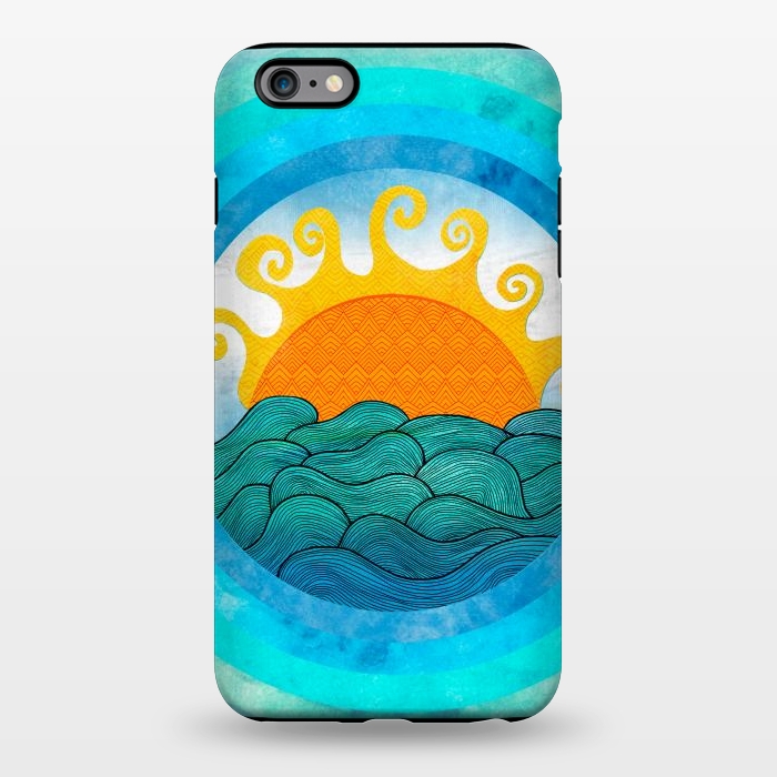iPhone 6/6s plus StrongFit Nautical Day by Pom Graphic Design