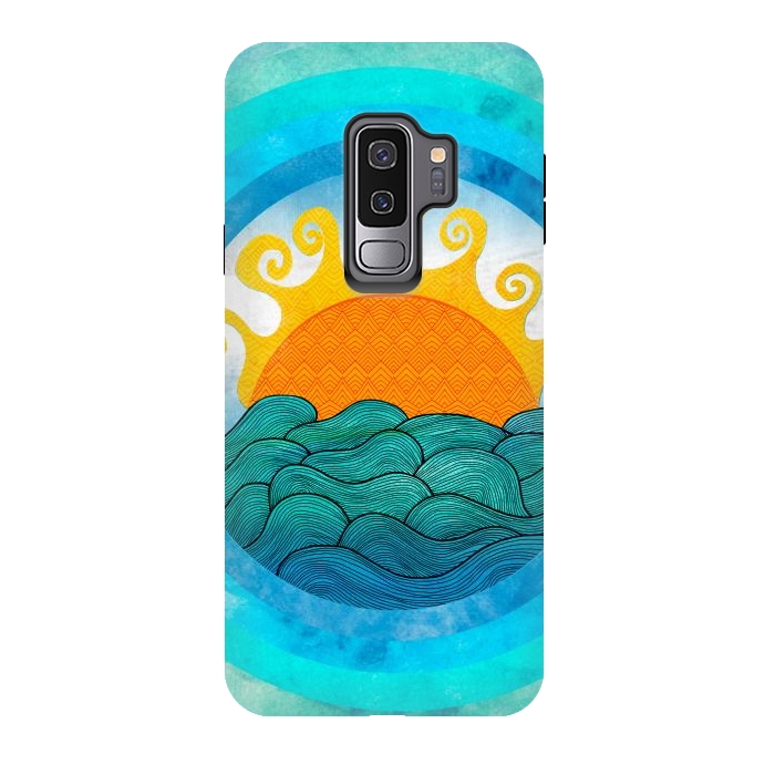 Galaxy S9 plus StrongFit Nautical Day by Pom Graphic Design