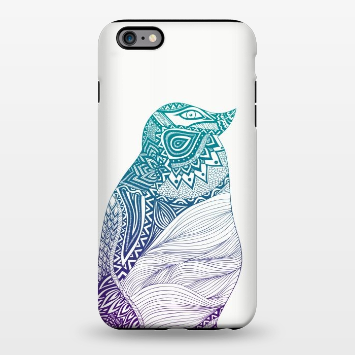 iPhone 6/6s plus StrongFit Penguin Duotone by Pom Graphic Design