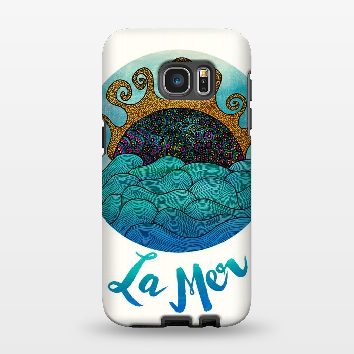 Galaxy S7 EDGE StrongFit La Mer by Pom Graphic Design