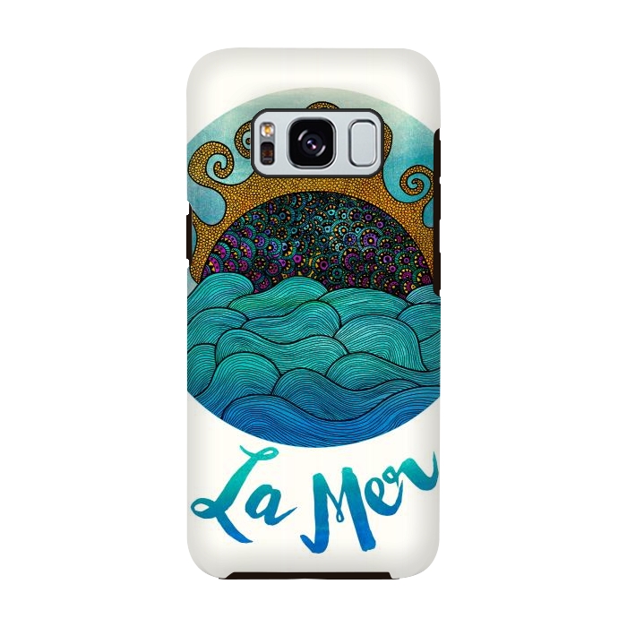 Galaxy S8 StrongFit La Mer by Pom Graphic Design