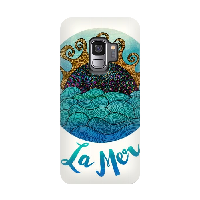 Galaxy S9 StrongFit La Mer by Pom Graphic Design