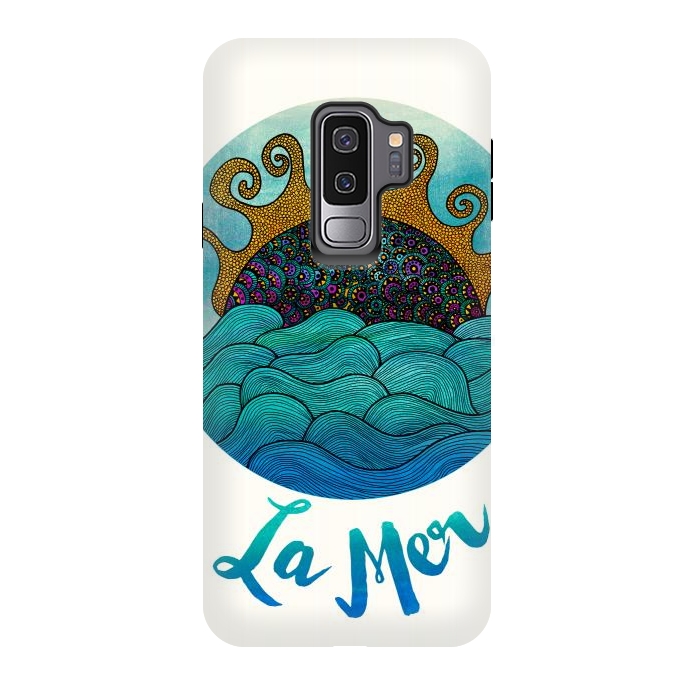 Galaxy S9 plus StrongFit La Mer by Pom Graphic Design