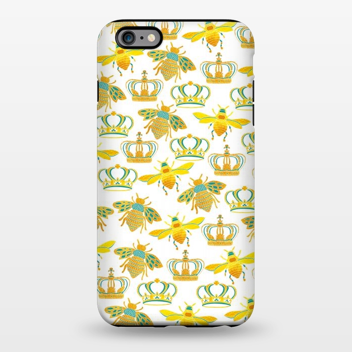 iPhone 6/6s plus StrongFit Royal Bees by Pom Graphic Design