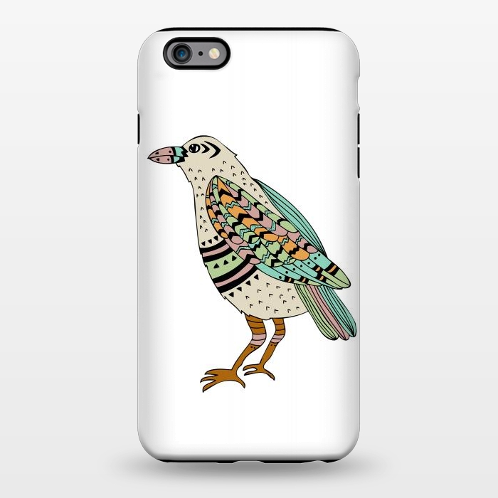 iPhone 6/6s plus StrongFit Playful Crow by Pom Graphic Design