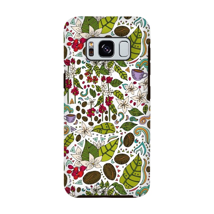 Galaxy S8 StrongFit Coffee Paradise by Pom Graphic Design