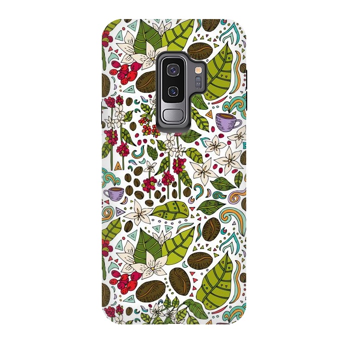 Galaxy S9 plus StrongFit Coffee Paradise by Pom Graphic Design