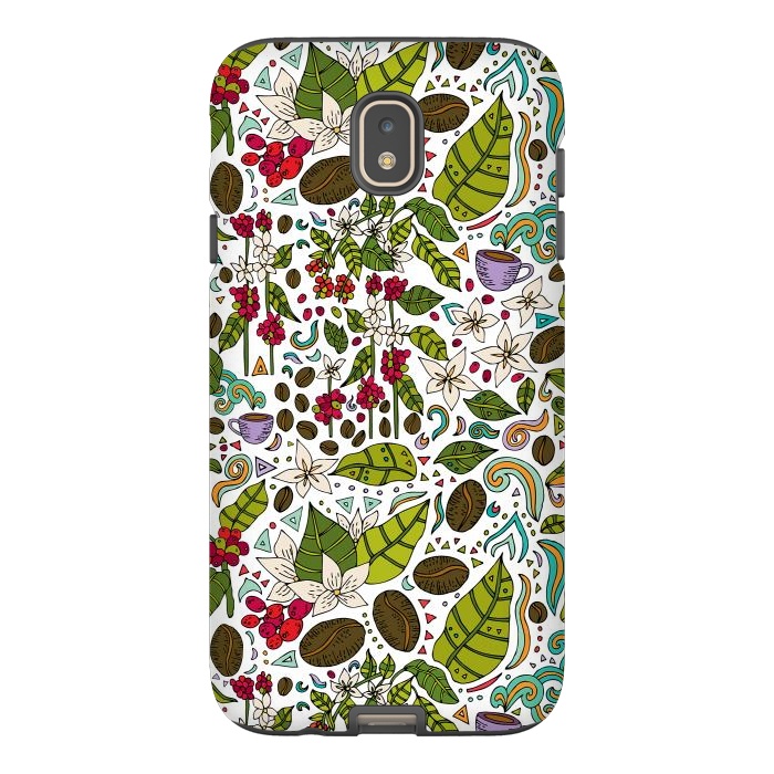 Galaxy J7 StrongFit Coffee Paradise by Pom Graphic Design