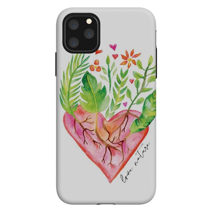 iPhone 11 Pro Max StrongFit Greenies Love by Pom Graphic Design