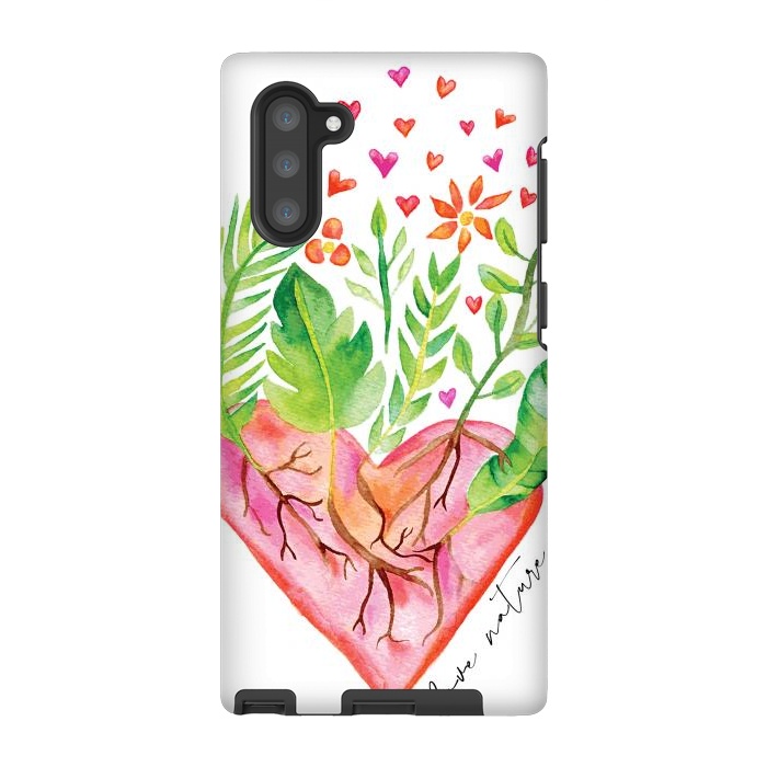 Galaxy Note 10 StrongFit Love Nature by Pom Graphic Design