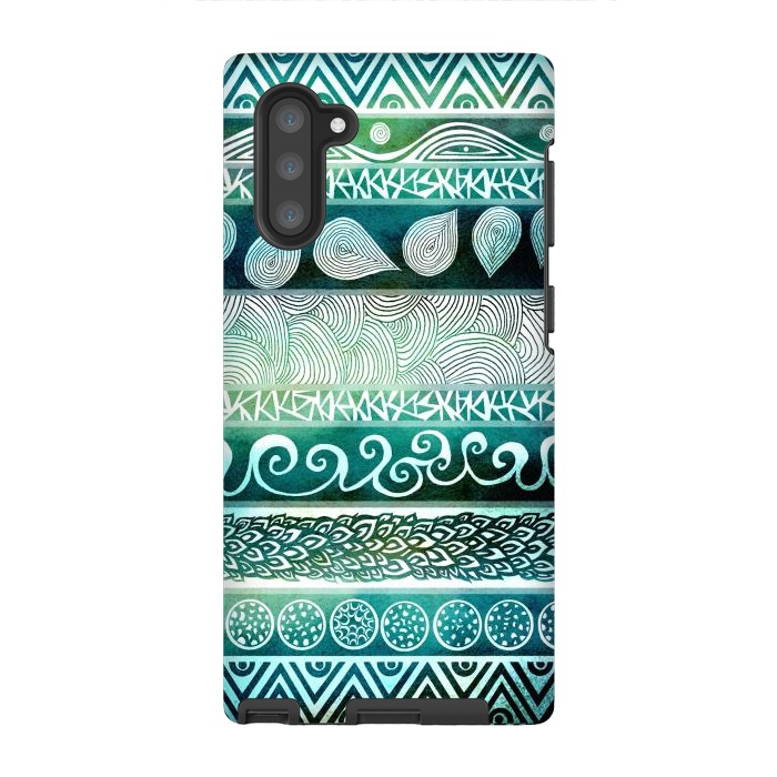 Galaxy Note 10 StrongFit Dreamy Tribal II by Pom Graphic Design
