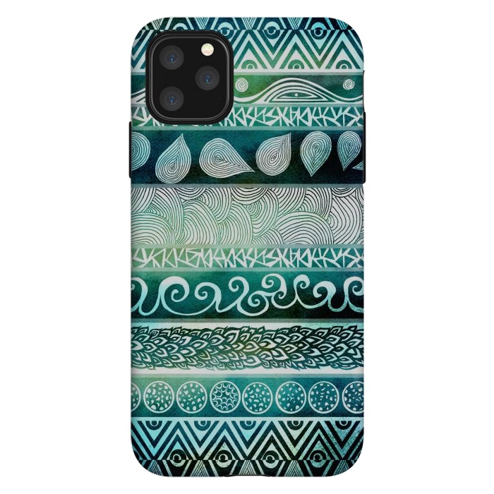 iPhone 11 Pro Max StrongFit Dreamy Tribal II by Pom Graphic Design