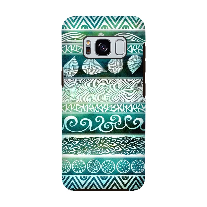 Galaxy S8 StrongFit Dreamy Tribal III by Pom Graphic Design