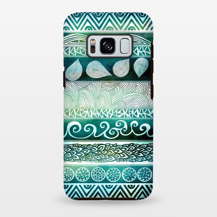 Galaxy S8 plus StrongFit Dreamy Tribal III by Pom Graphic Design