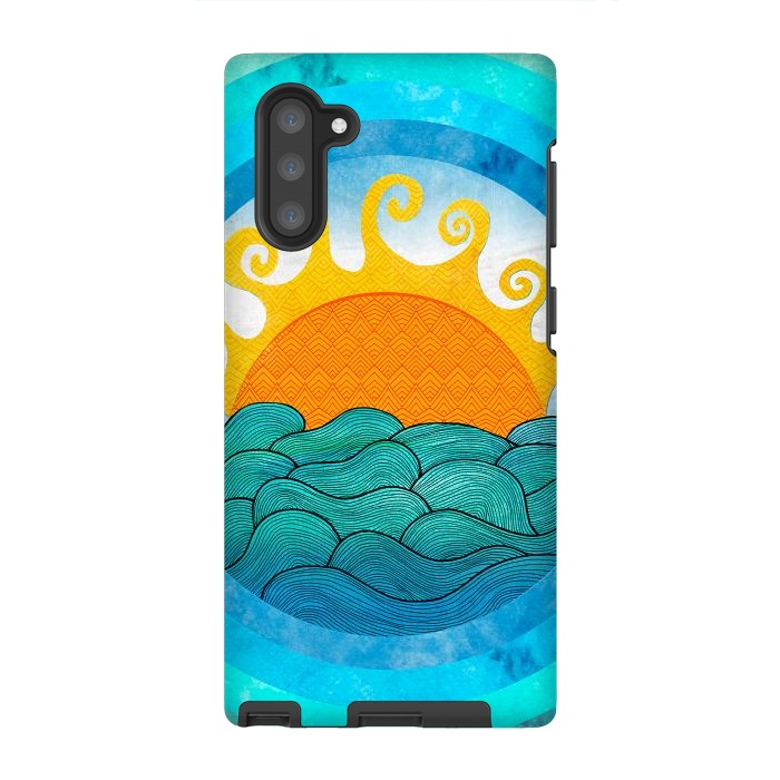 Galaxy Note 10 StrongFit A Happy Day II by Pom Graphic Design