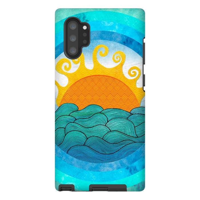 Galaxy Note 10 plus StrongFit A Happy Day II by Pom Graphic Design
