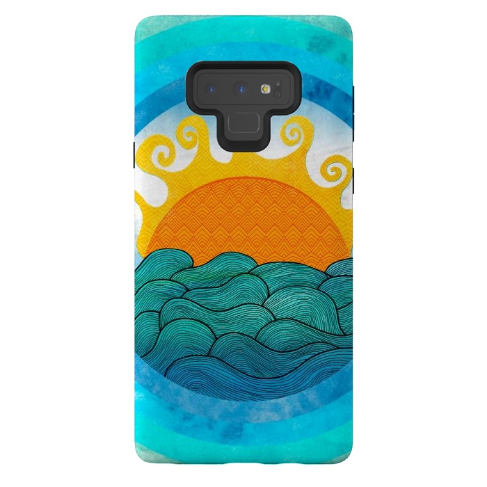 Galaxy Note 9 StrongFit A Happy Day II by Pom Graphic Design