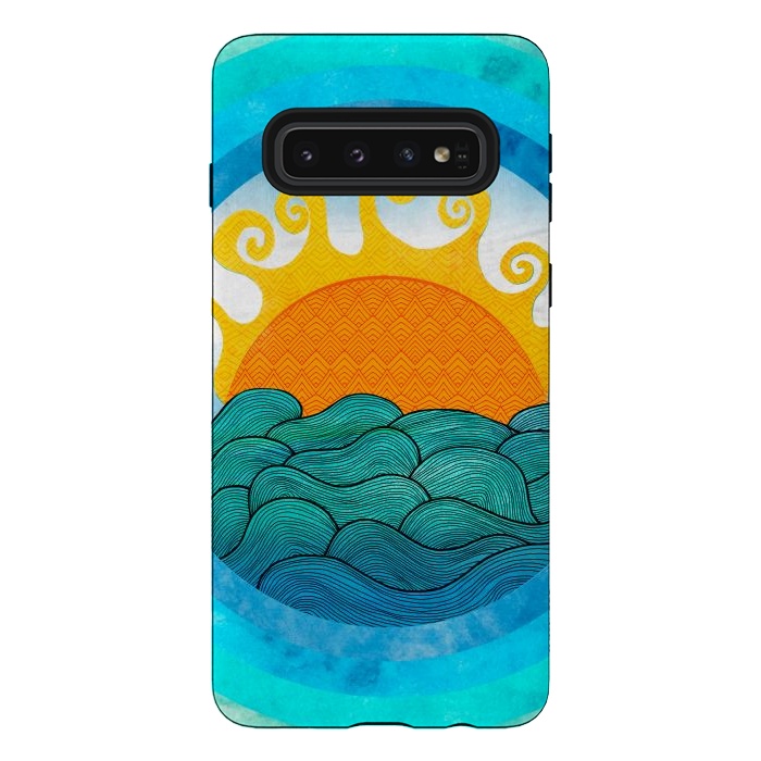 Galaxy S10 StrongFit A Happy Day II by Pom Graphic Design