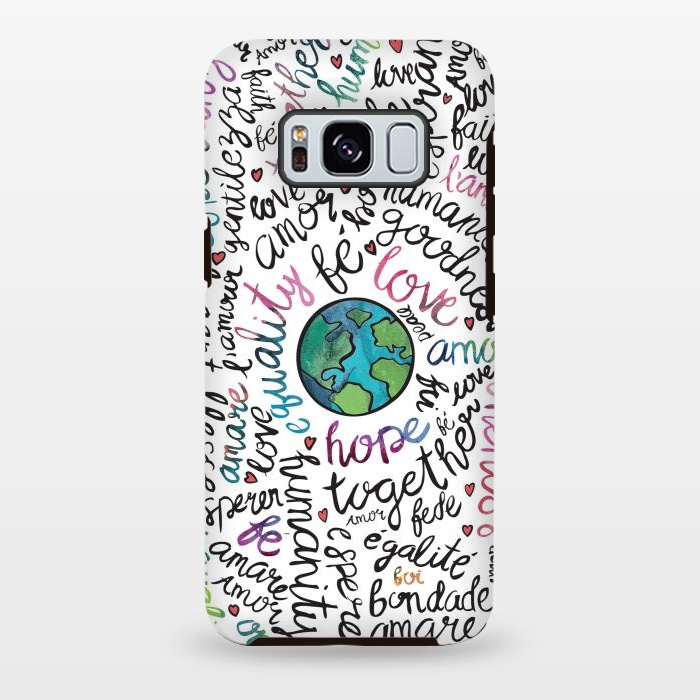 Galaxy S8 plus StrongFit Inspirational Messages II by Pom Graphic Design