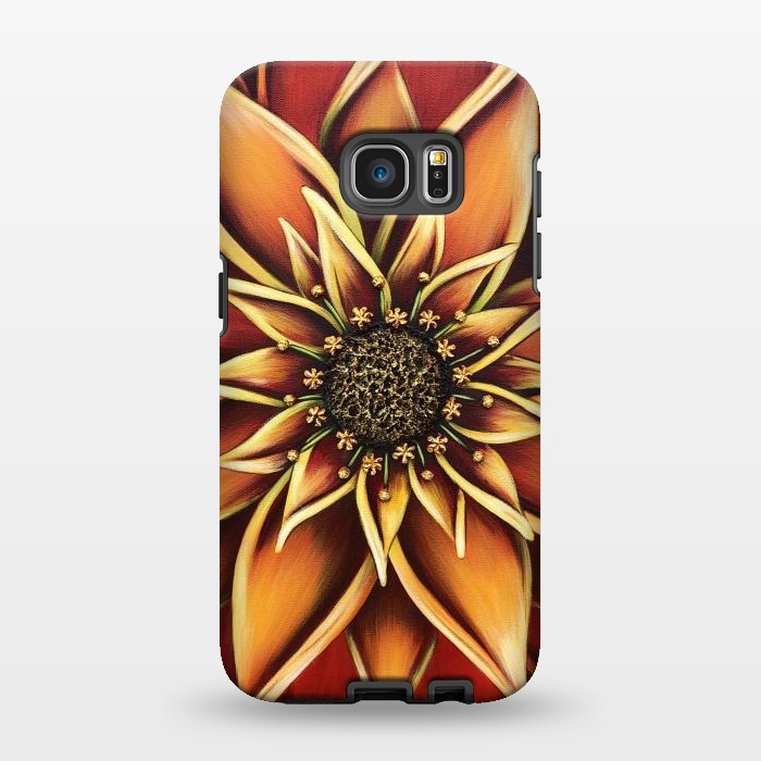 Galaxy S7 EDGE StrongFit Persimmon  by Denise Cassidy Wood