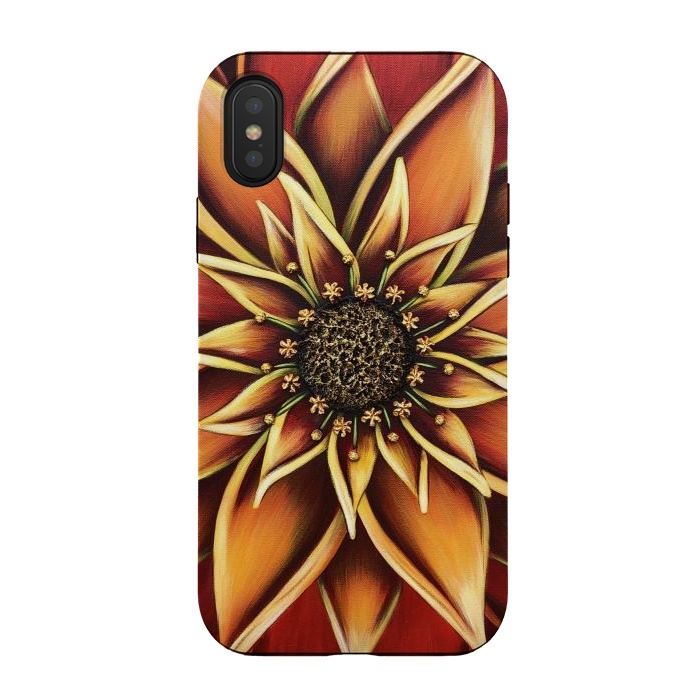 iPhone Xs / X StrongFit Persimmon  by Denise Cassidy Wood