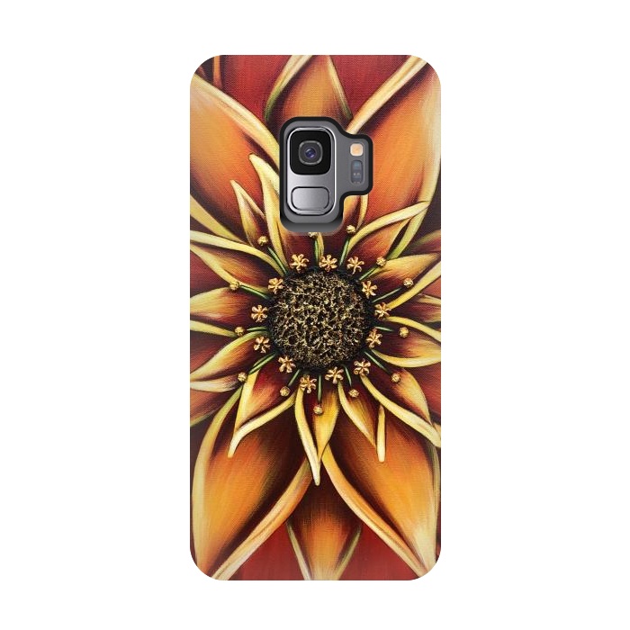 Galaxy S9 StrongFit Persimmon  by Denise Cassidy Wood