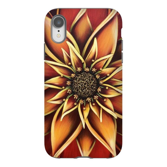 iPhone Xr StrongFit Persimmon  by Denise Cassidy Wood