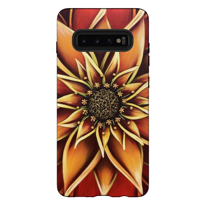 Galaxy S10 plus StrongFit Persimmon  by Denise Cassidy Wood