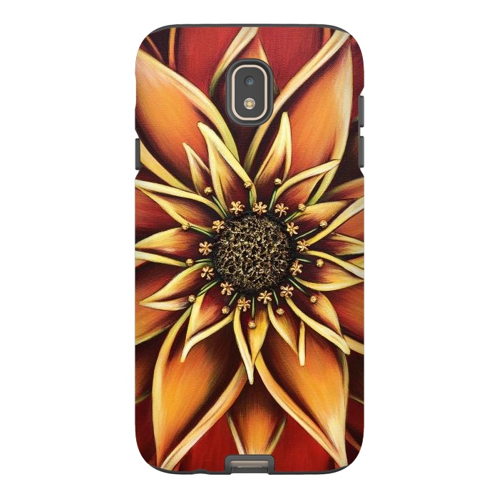 Galaxy J7 StrongFit Persimmon  by Denise Cassidy Wood