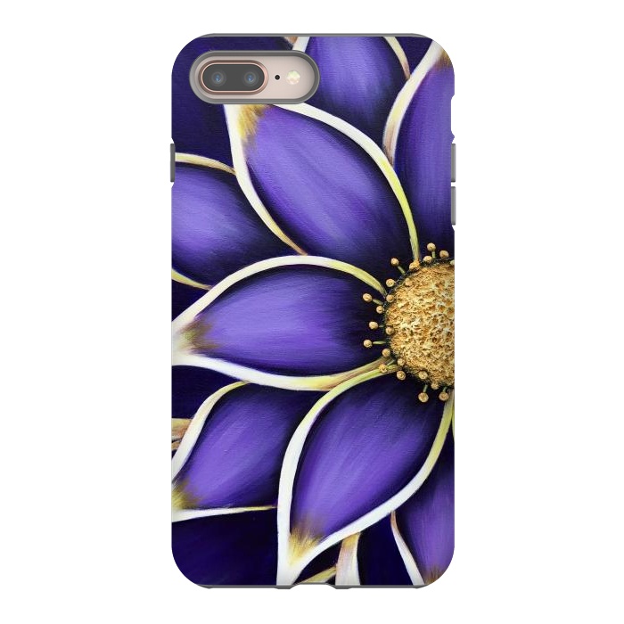 iPhone 7 plus StrongFit Purple Passion II by Denise Cassidy Wood
