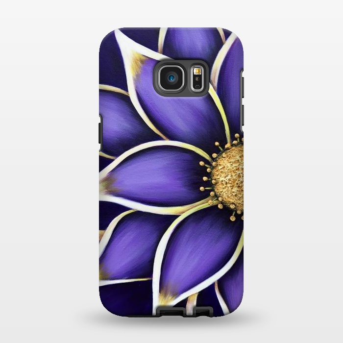 Galaxy S7 EDGE StrongFit Purple Passion II by Denise Cassidy Wood