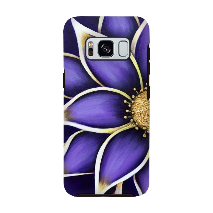 Galaxy S8 StrongFit Purple Passion II by Denise Cassidy Wood