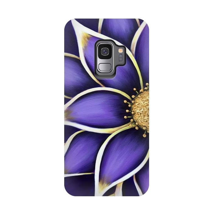 Galaxy S9 StrongFit Purple Passion II by Denise Cassidy Wood