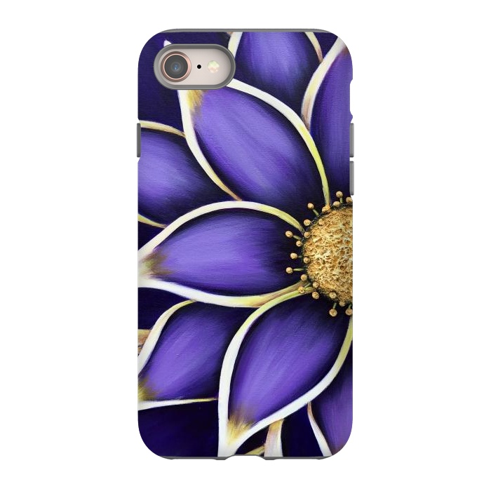 iPhone 8 StrongFit Purple Passion II by Denise Cassidy Wood